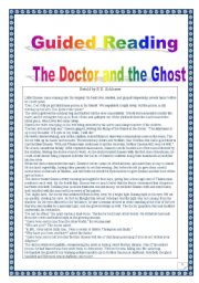English Worksheet: American Folklore Series: GUIDED READING & WRITING + DISCUSSION: GHOST story: COMPREHENSIVE LESSON  (printer-friendly, 5 pages, over 30 TASKS)