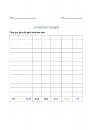 English Worksheet: Jellybean Sorting Graph