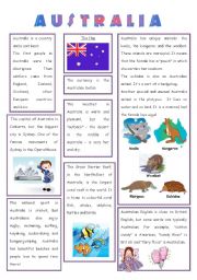 ENGLISH-SPEAKING COUNTRY (3) - AUSTRALIA 