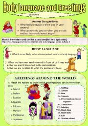 BODY LANGUAGE   AND   GREETINGS