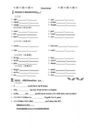 English worksheet: Grammar