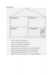 English worksheet: There is a...