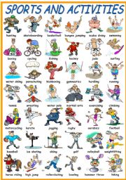 Sports Printable English ESL Vocabulary Worksheets - 1 - EngWorksheets