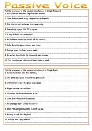 passive voice with modal verbs exercises