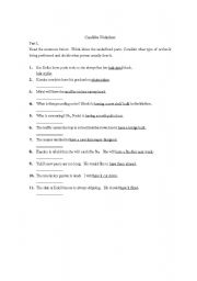 English worksheet: Causitive Worksheet
