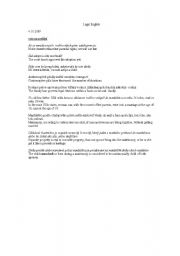 English Worksheet: legal english