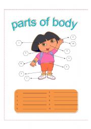 English Worksheet: parts of body
