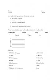 English worksheet: Celebrating Kwanzaa