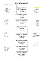 English Worksheet: Halloween!