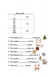 English Worksheet: Christmas  