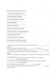 English worksheet: Passive