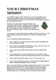 YOUR CHRISTMAS MISSION