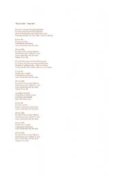 English Worksheet: Its My Life--BonJovi song Lyrics (pre-intermediate)