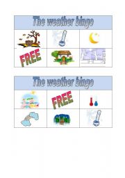 weather bingo part 1