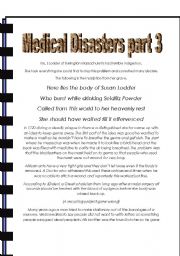 Medical Disasters part 3