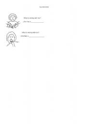 English Worksheet: ILLNESSES 2