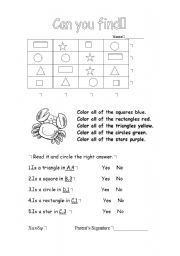 English worksheet: elementary 5th grade worksheet