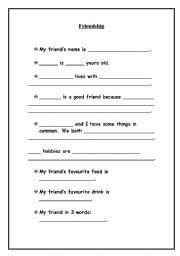 English Worksheet: Pupil profile