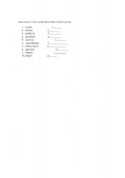 English Worksheet: holidays