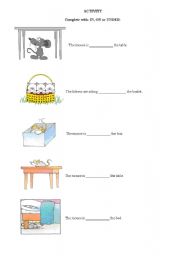 English Worksheet: Prepositions