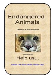 Webquest Endangered Animals