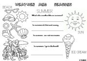 what s the weather like in spring and in summer 2 worksheets 2 4 esl worksheet by inrode