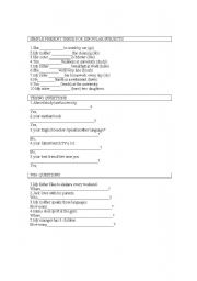 English worksheet: SIMPLE PRESENT TENSE ONLY FOR SINGULAR SUBJECTS