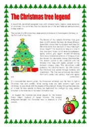 The Christmas tree legend  / 2 pages