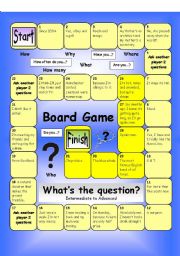 Board Game - Whats the Question (Hard)