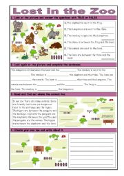 Lost in the Zoo: Basic Prepositions