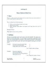 English Worksheet: Rhyme, Rhythm & Blank Verse