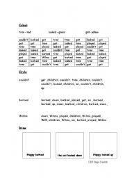 English Worksheet: Oxford Reading Tree Stage 3