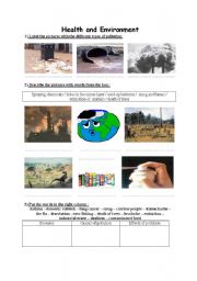 English Worksheet: Environment