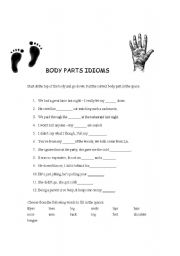 Body parts idioms