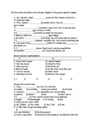 English Worksheet: past simple-present perfect