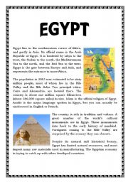 EGYPT READING COMPREHENSION