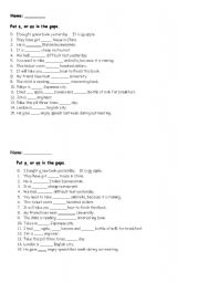 English worksheet: articles practice