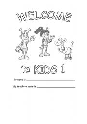 English Worksheet: Welcome