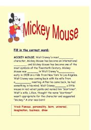 English Worksheet: the story of 