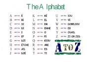 English worksheet: Alphabet (1)