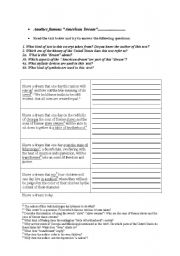 Turning a biography into a speech - ESL worksheet by loreenna