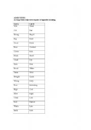 English worksheet: Adjectives