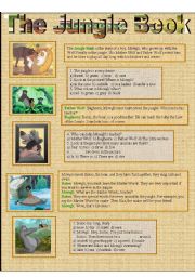 the jungle book worksheets