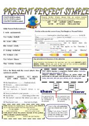 English Worksheet: PRESENT PERFECT SIMPLE --- exercises