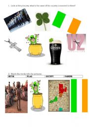 English Worksheet: Ireland symbols