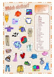 Which clothes? - ESL worksheet by mowells