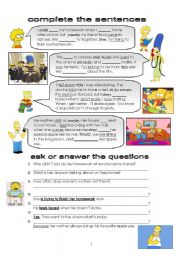 English Worksheet: present simple/continuous and past simple worksheet
