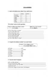 English Worksheet: LIKES AND DISLIKES 