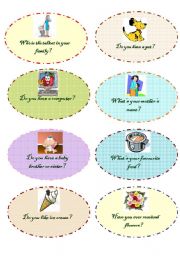 English Worksheet: personal questions- set 4