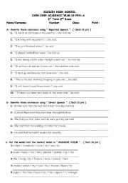 English Worksheet: yazl  kagd